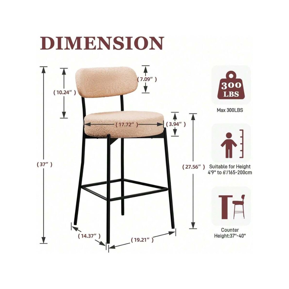 Juego de 2 taburetes de bar co - Home Bar Set reseña y precio