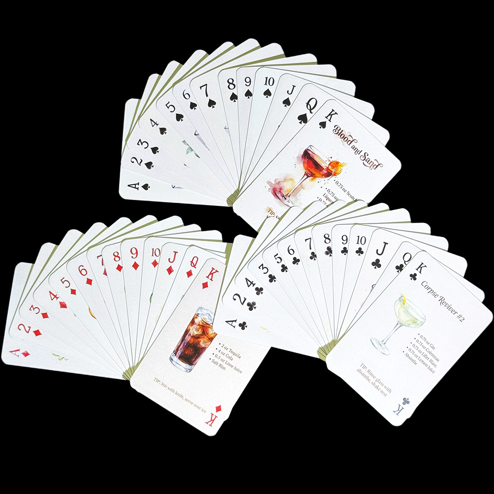 Baraja de 54 Cartas con Receta - Cocktail Recipe Book reseña y precio