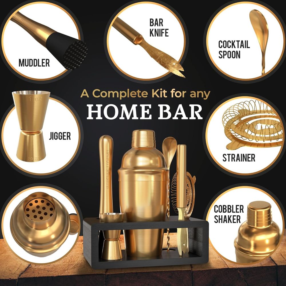 Set de Coctelería: Kit de Barm - Cocktail Recipe Book reseña y precio