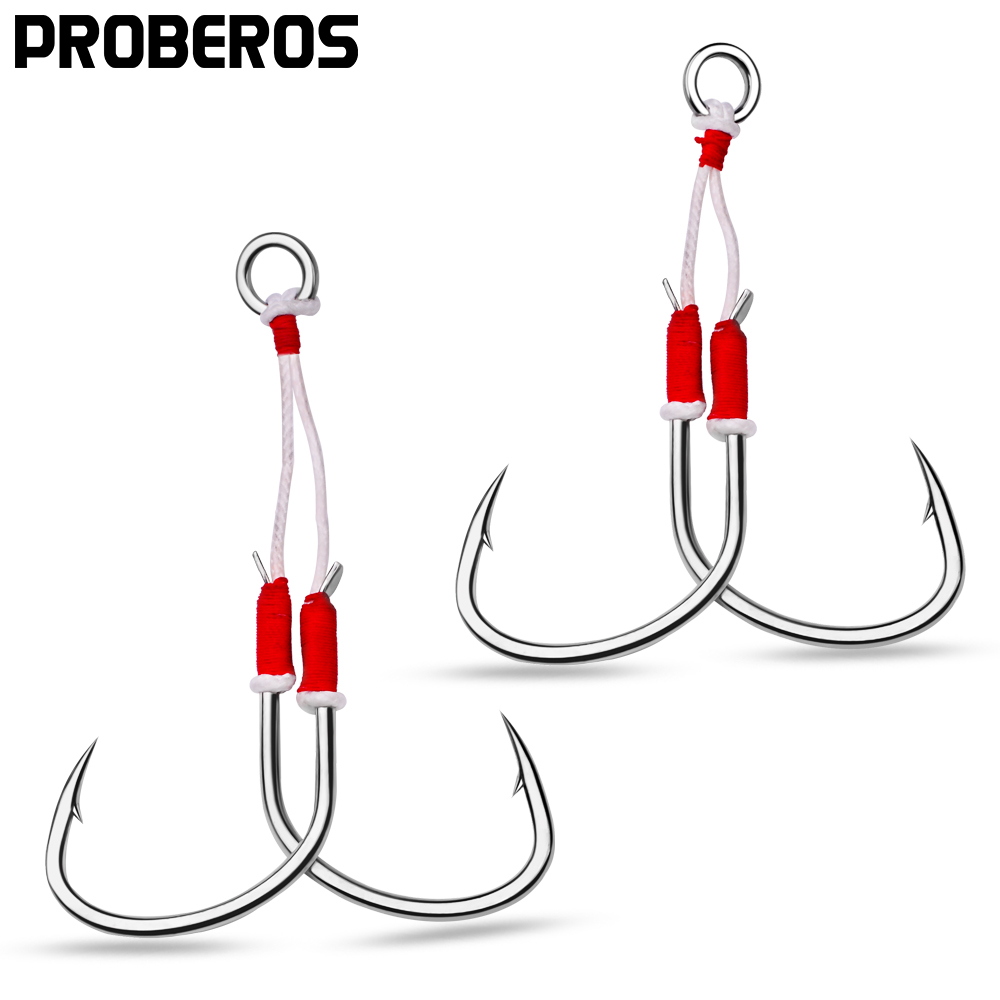 PROBEROS 2 uds anzuelos de ayu - Jigger Double Sided reseña y precio