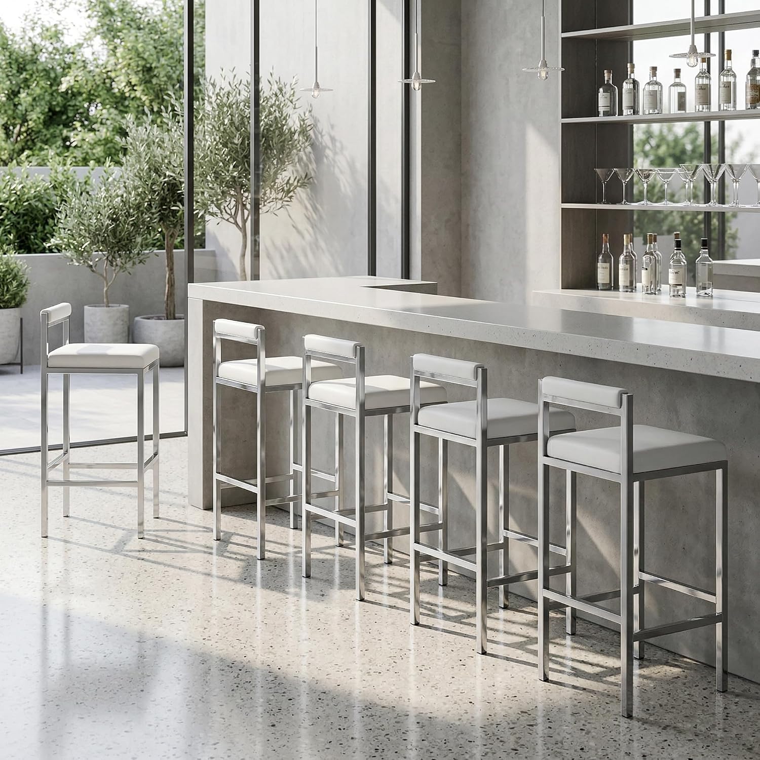 Juego de 2 taburetes de bar, t - Home Bar And Counter reseña y precio