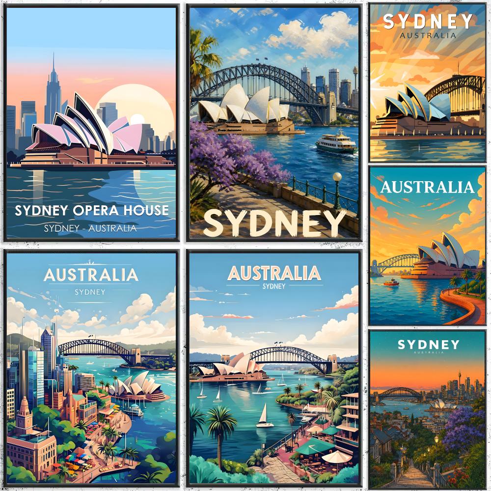 Póster de Arte de Viajes de Ar - Home Bar Sydney reseña y precio