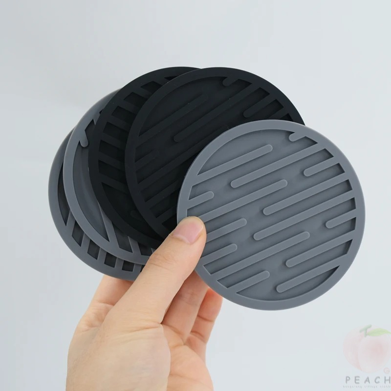 Posavasos de silicona de 10cm, - Bar Mat Rubber reseña y precio