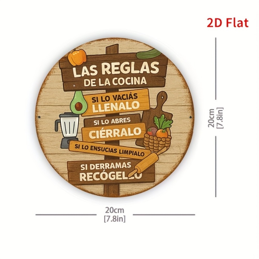 Letrero de Cocina Rústico Bili - Home Bar And Kitchen reseña y precio