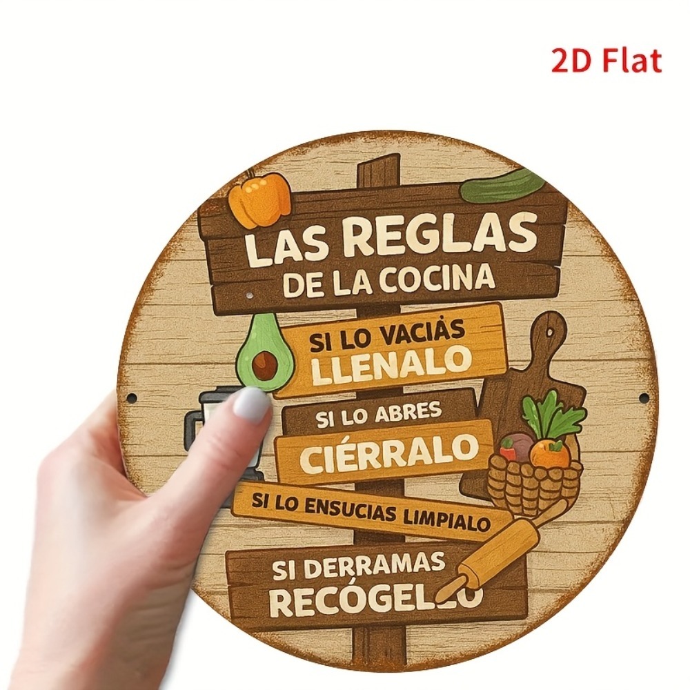 Letrero de Cocina Rústico Bili - Home Bar And Kitchen reseña y precio