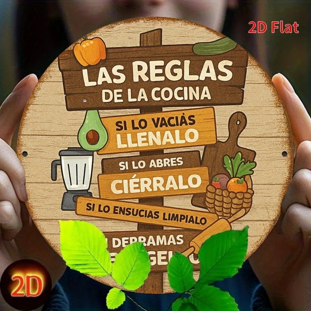 Letrero de Cocina Rústico Bili - Home Bar And Kitchen reseña y precio