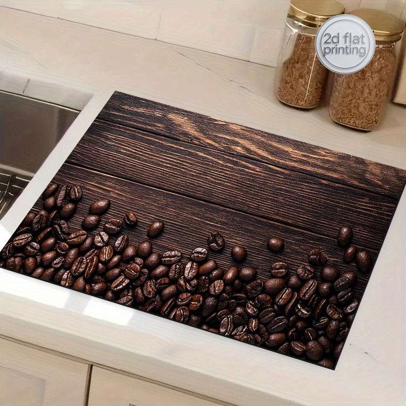 1 tapete para secar cubiertos, - Bar Mat Rubber reseña y precio